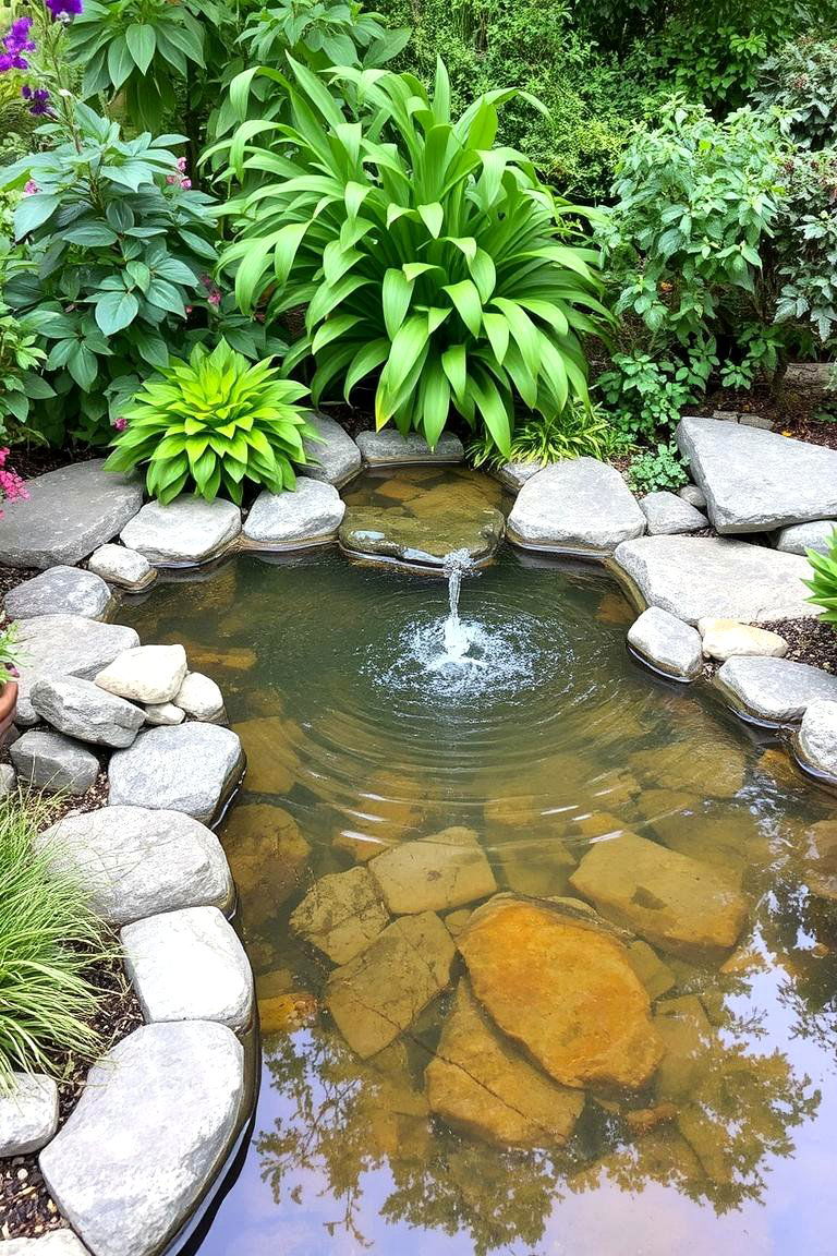 Water Feature Serenity - 24 Small Garden Ideas