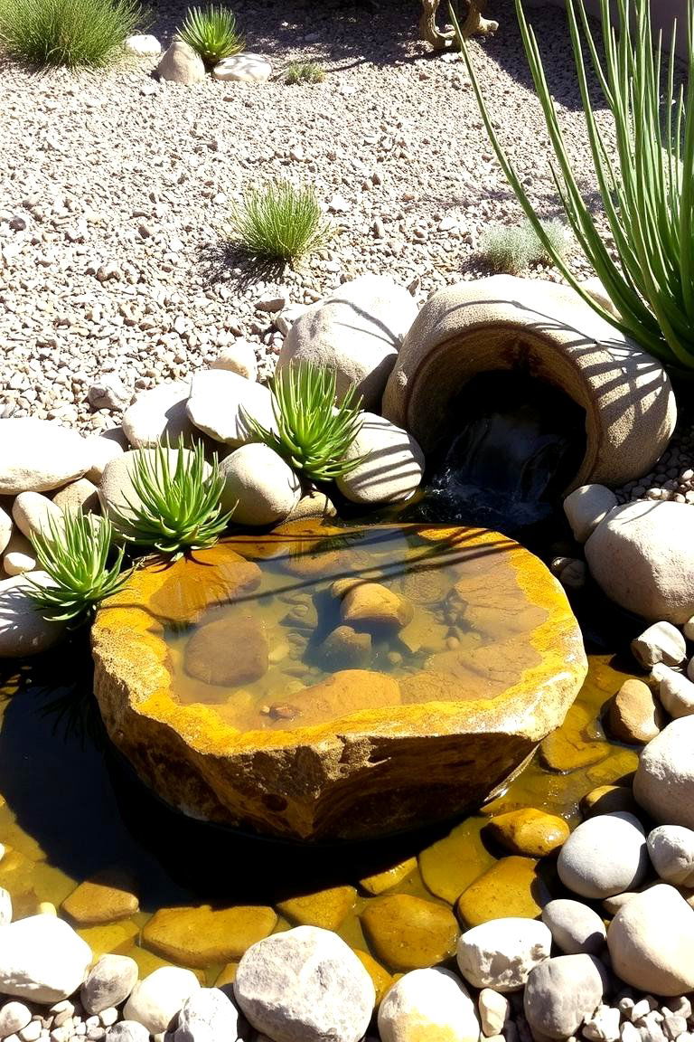Water Feature with Desert Accents - 24 Arizona Backyard Ideas