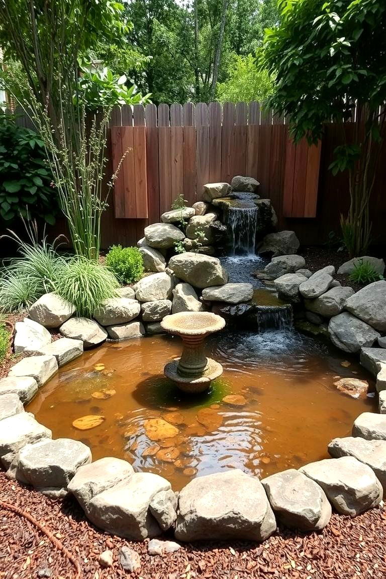 Water Features as Privacy Barriers - 24 Backyard Privacy Ideas