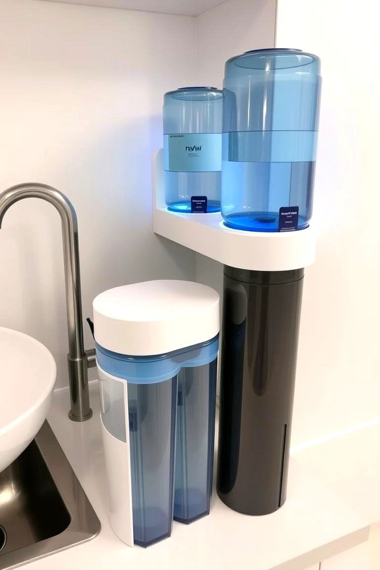 Water Filtration and Supply Station - 24 Kitchen Sink Organization Ideas