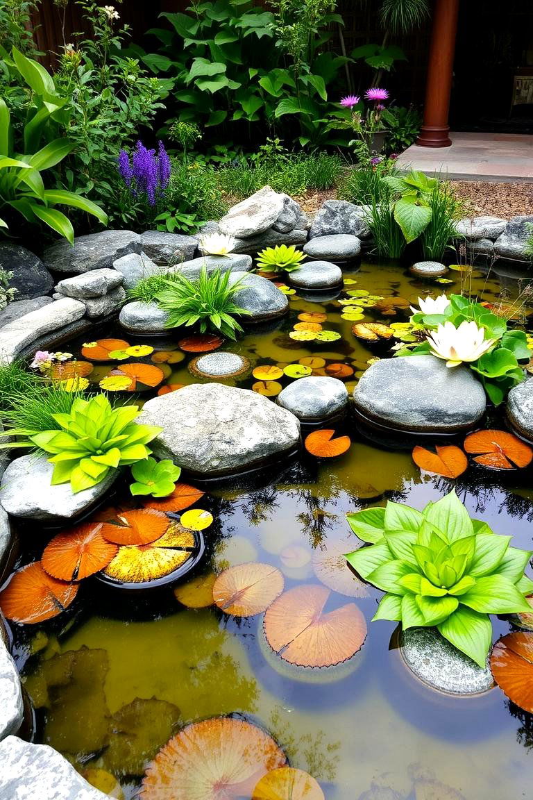 Water Garden Oasis Reflecting Pool - 24 Small Garden Reflecting Pool Ideas
