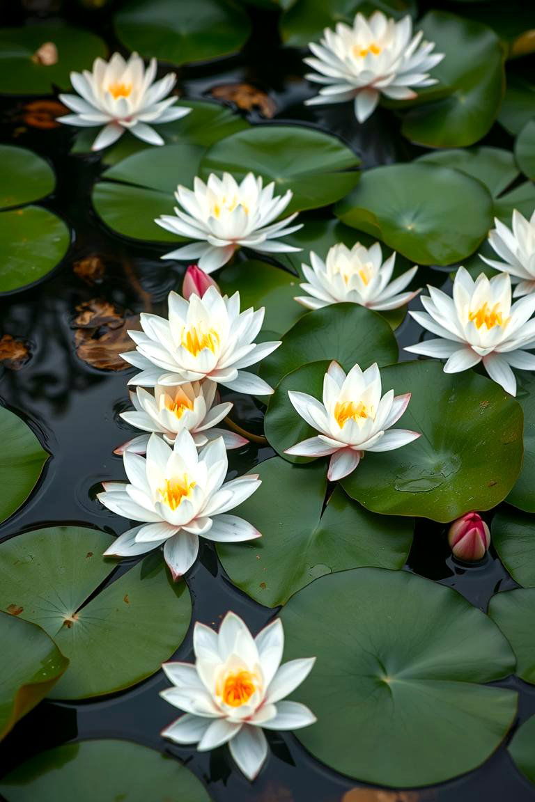 Water Lily Paradise Pond - 24 Raised Garden Pond Ideas