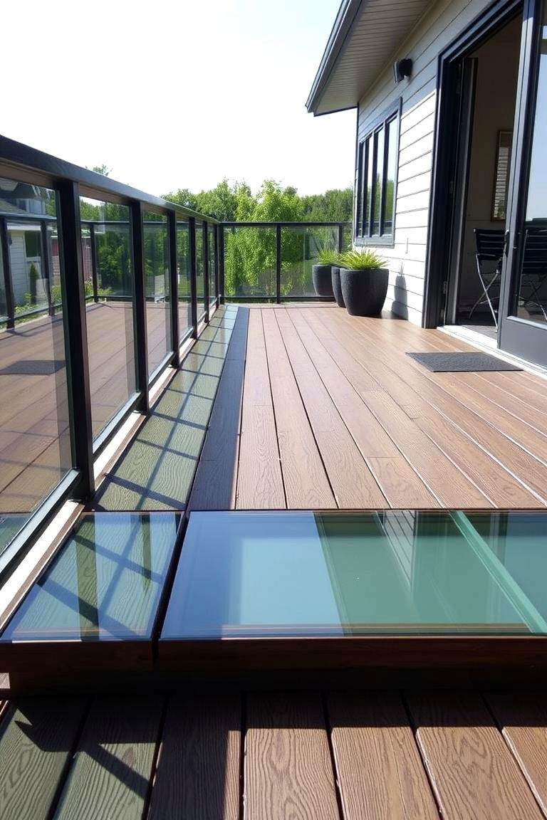 Water Resistant Glass Skirting - 24 Deck Skirting Ideas