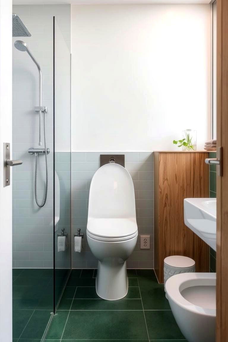 Water Saving Fixtures to Enhance Efficiency - 24 Small Green Bathroom Ideas