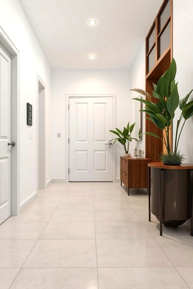 Water resistant Porcelain Tiles - 24 Small Entryway Tile Floor Ideas