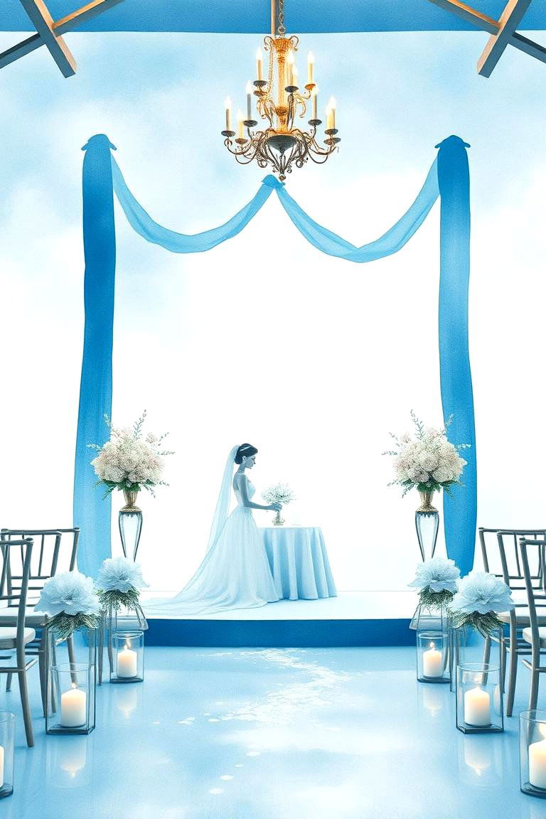 Watercolor Blue Whimsy - 24 Blue Wedding Theme Ideas