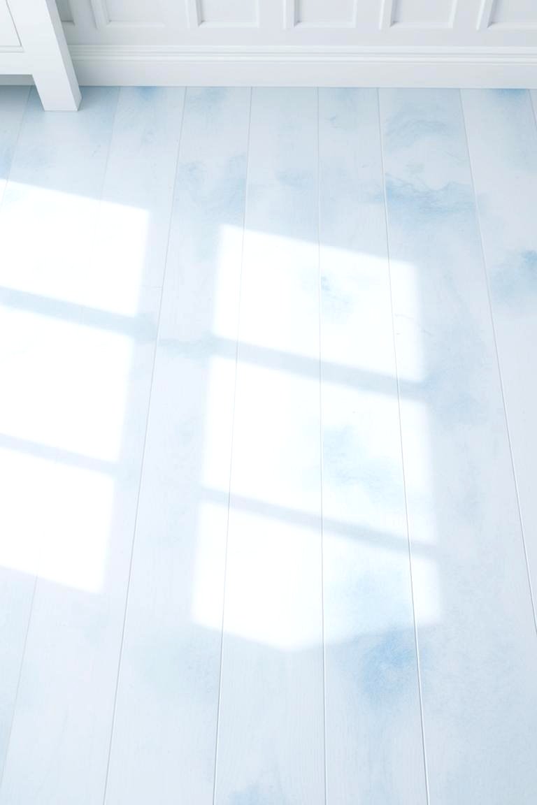 Watercolor Wash - 24 Painted Floor Ideas