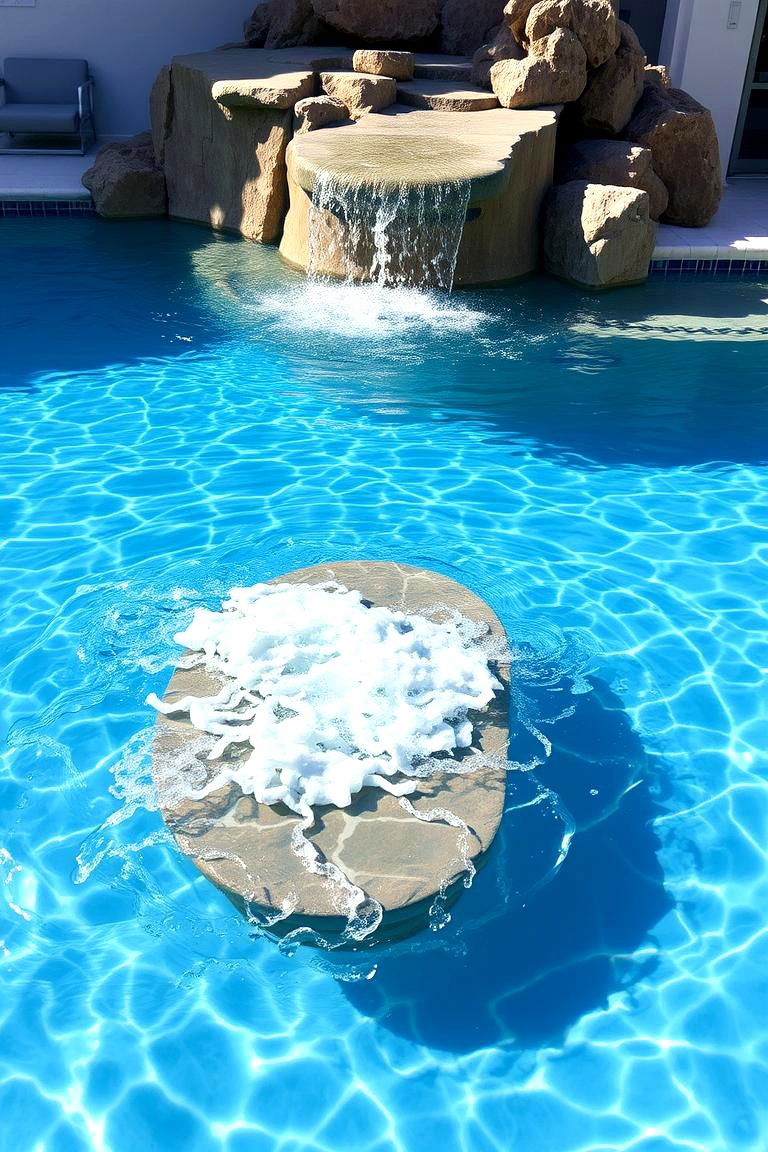 Waterfall Feature Pool - 24 Small Inground Pool Ideas