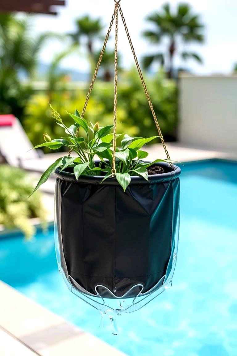 Waterproof Hanging Baskets - 24 Pool Storage Ideas