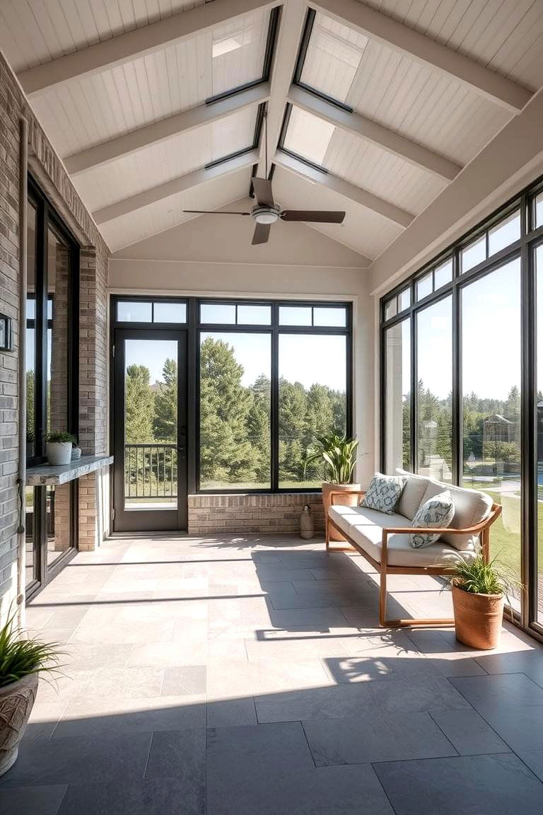 Waterproof Outdoor Tiles - 24 Sunroom Tile Floor Ideas