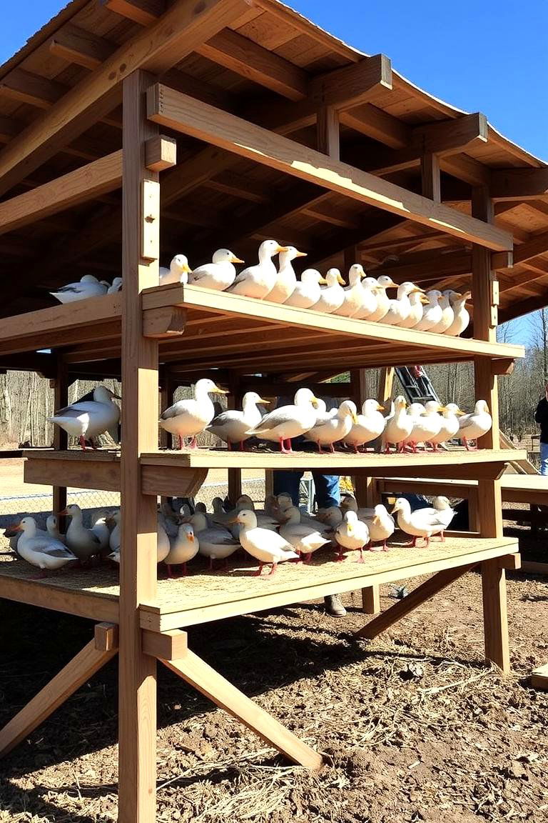 Weather Resistant Duck Loft - 24 Duck House Ideas
