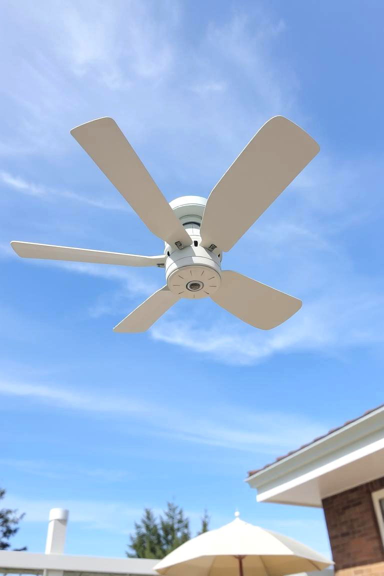 Weather Resistant Fan - 24 Patio Fan Ideas