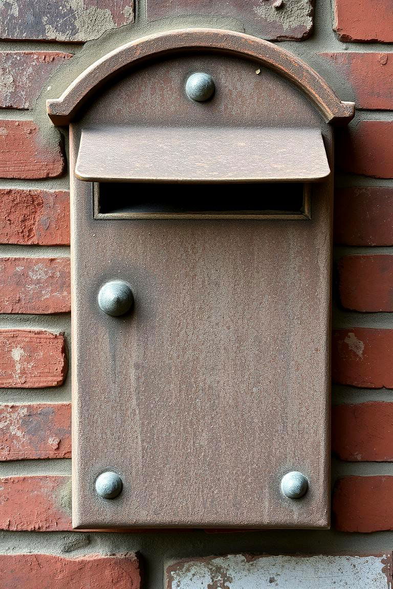 Weathered Brick Mailbox Look - 24 Brick Mailbox Ideas
