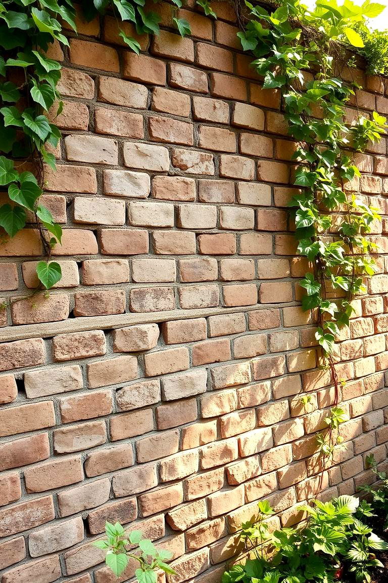 Weathered Brick Walls - 24 Garden Wall Ideas