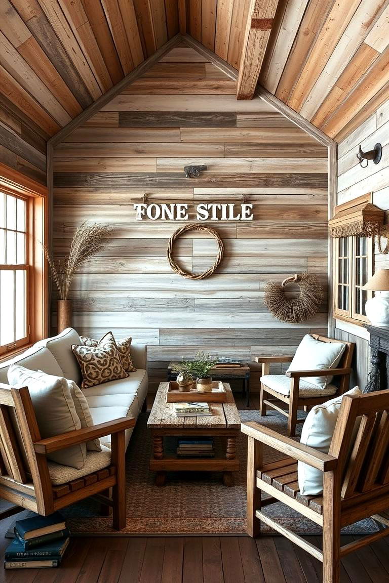 Weathered Wood Accents - 24 Coastal Decor Ideas