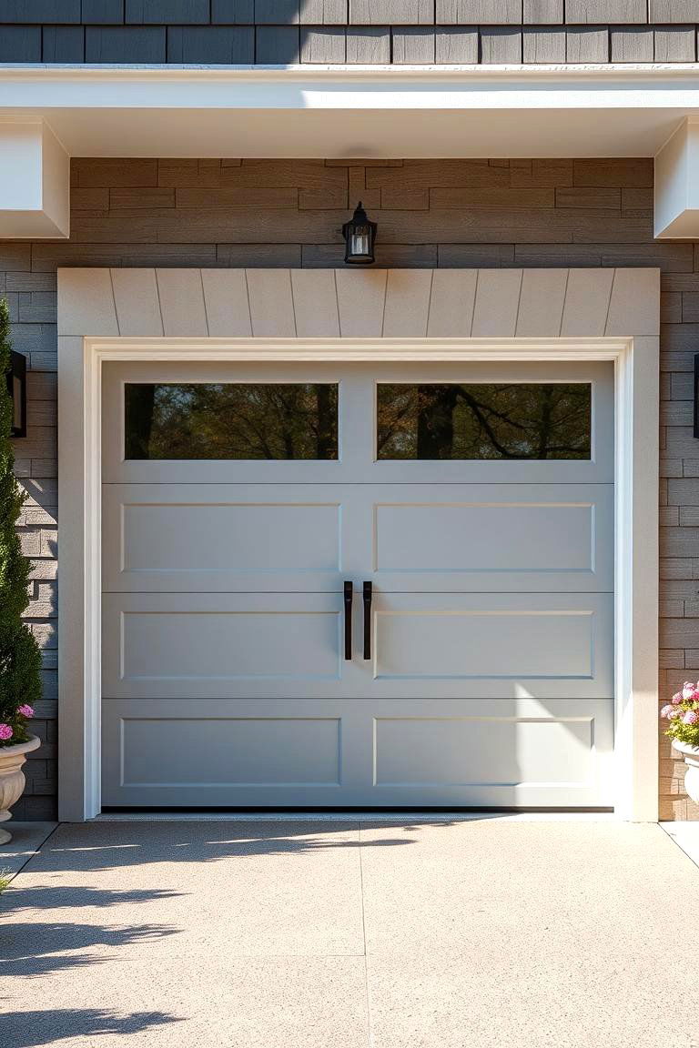 Weatherproof Entryway Door Design - 24 Garage Entryway Ideas