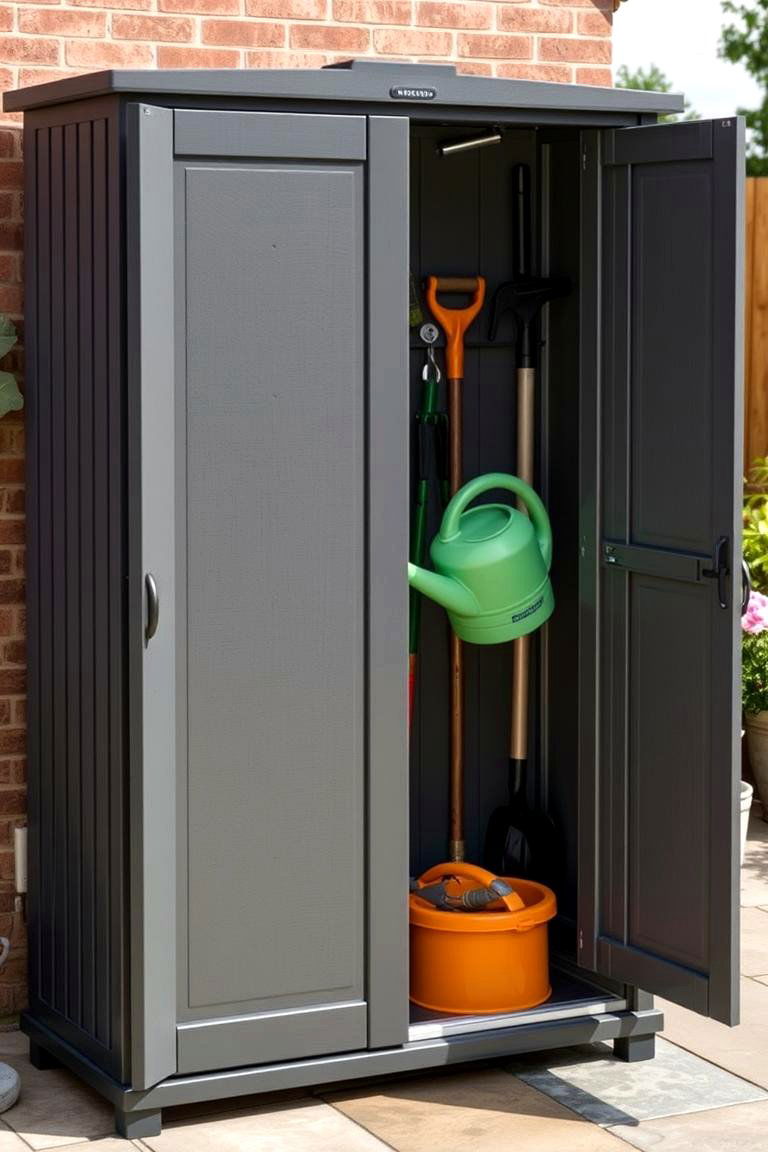 Weatherproof Storage Cabinet - 24 Outdoor Storage Ideas