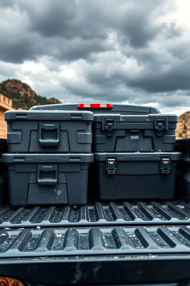 Weatherproof Storage Cases - 24 Truck Bed Storage Ideas