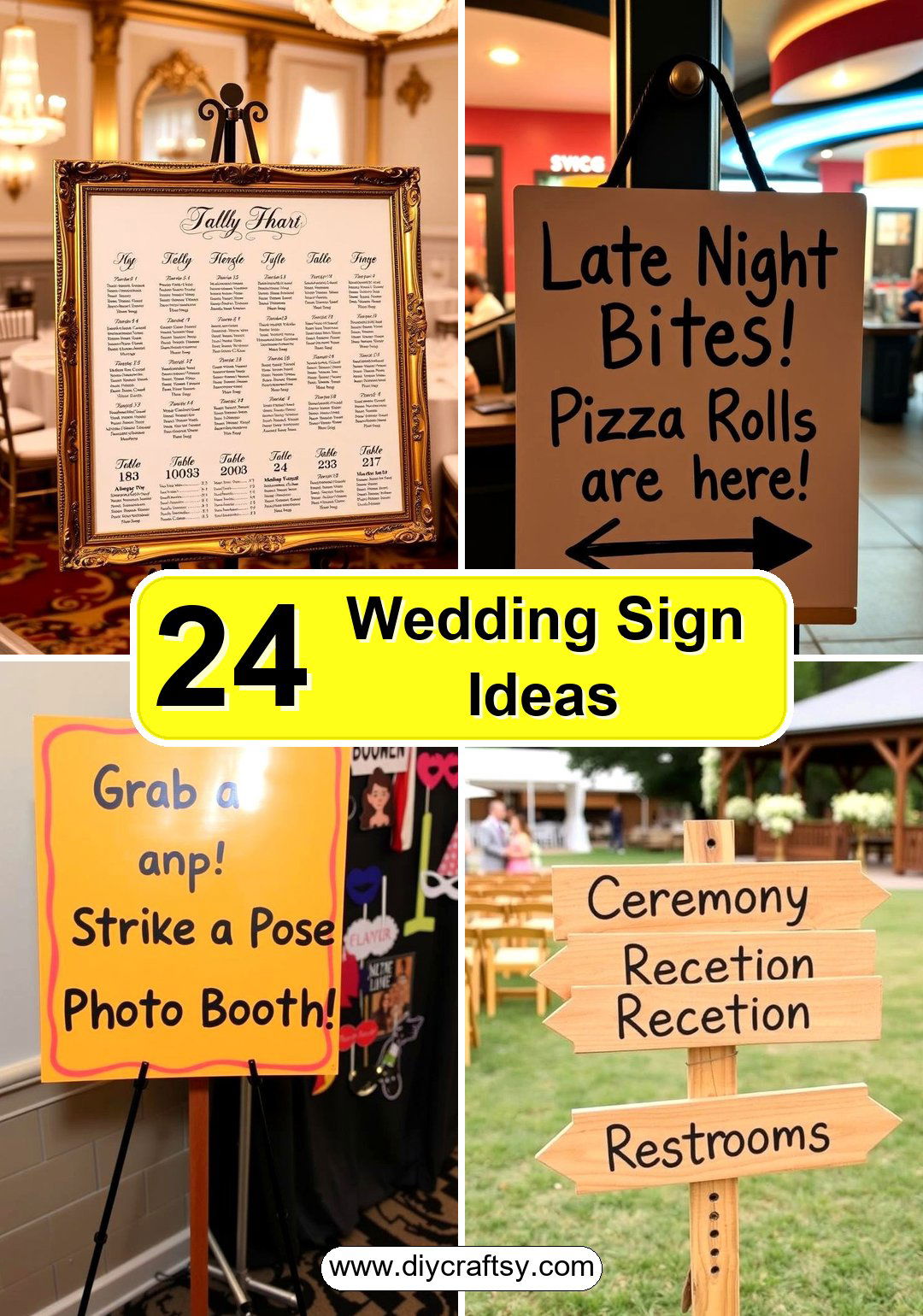 Wedding Sign Ideas