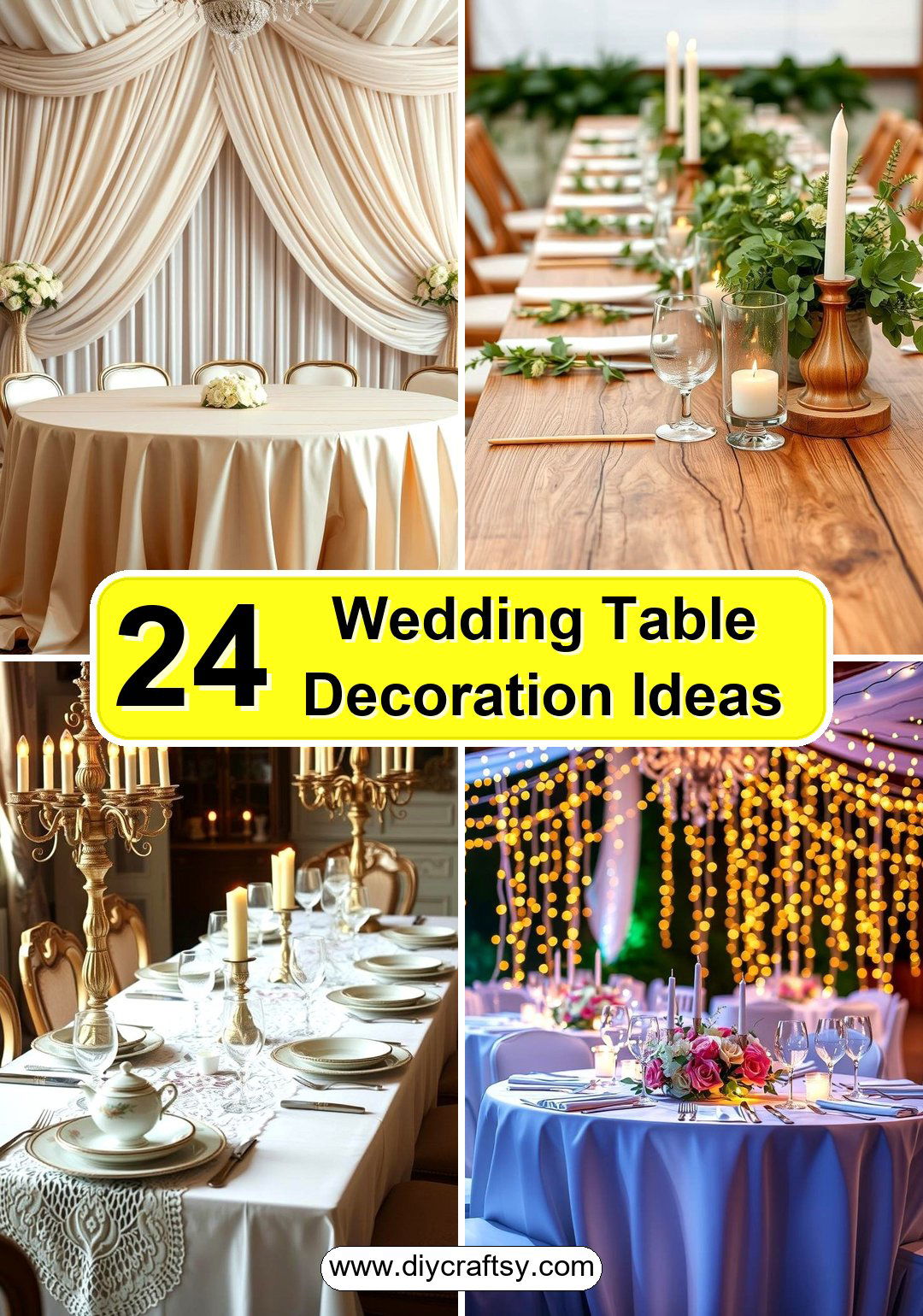 Wedding Table Decoration Ideas