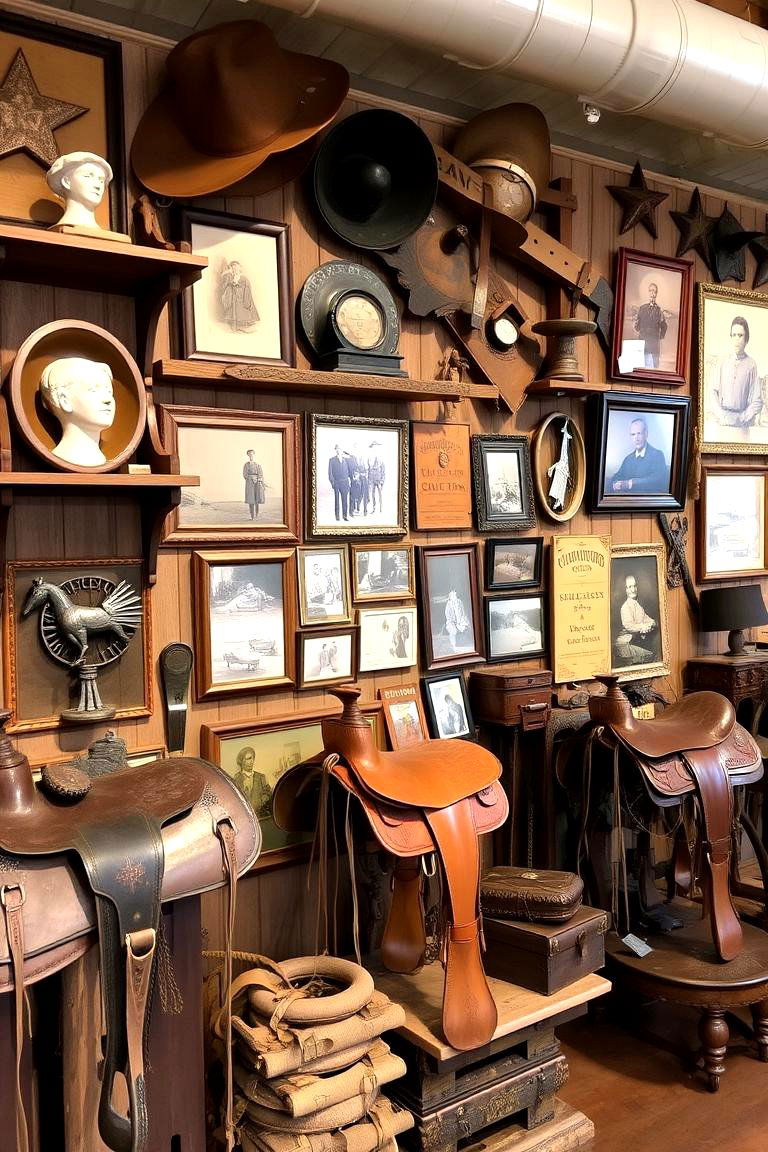 Western Antiques and Memorabilia - 24 Cowboy Room Decor Ideas