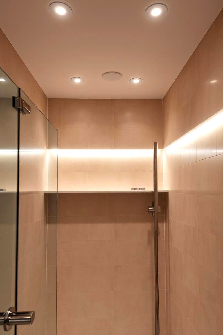 Wet Room with Mood Lighting - 24 Wet Room Ideas