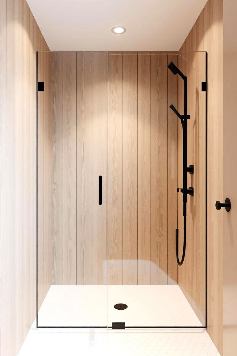 Wet Room with a Scandinavian Design - 24 Wet Room Ideas