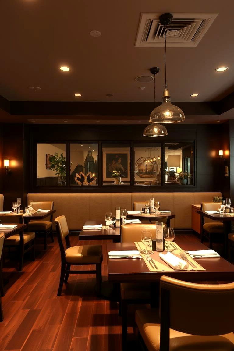 What Inviting Atmosphere with Chocolate Tones Offers - 24 dark wood floor dining room ideas
