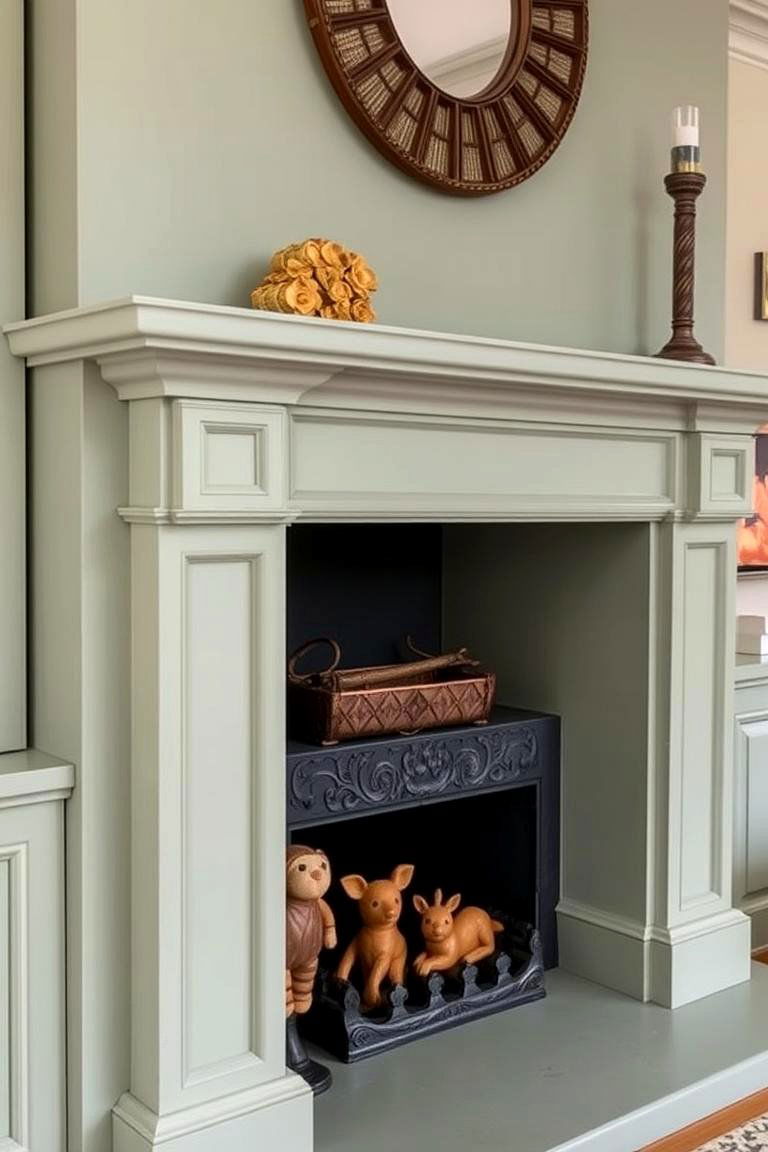 What Inviting Sage Green Texture Brings - 24 Sage Green Fireplace Ideas