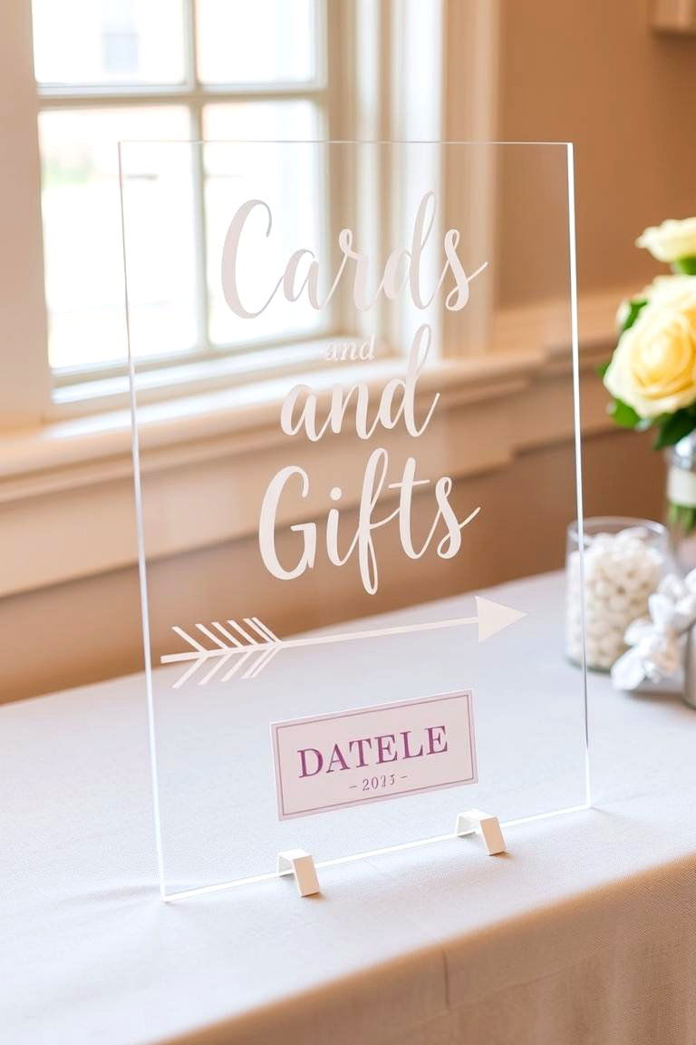 Where to Place Your Love Cards and Gifts Sign - 24 Wedding Sign Ideas