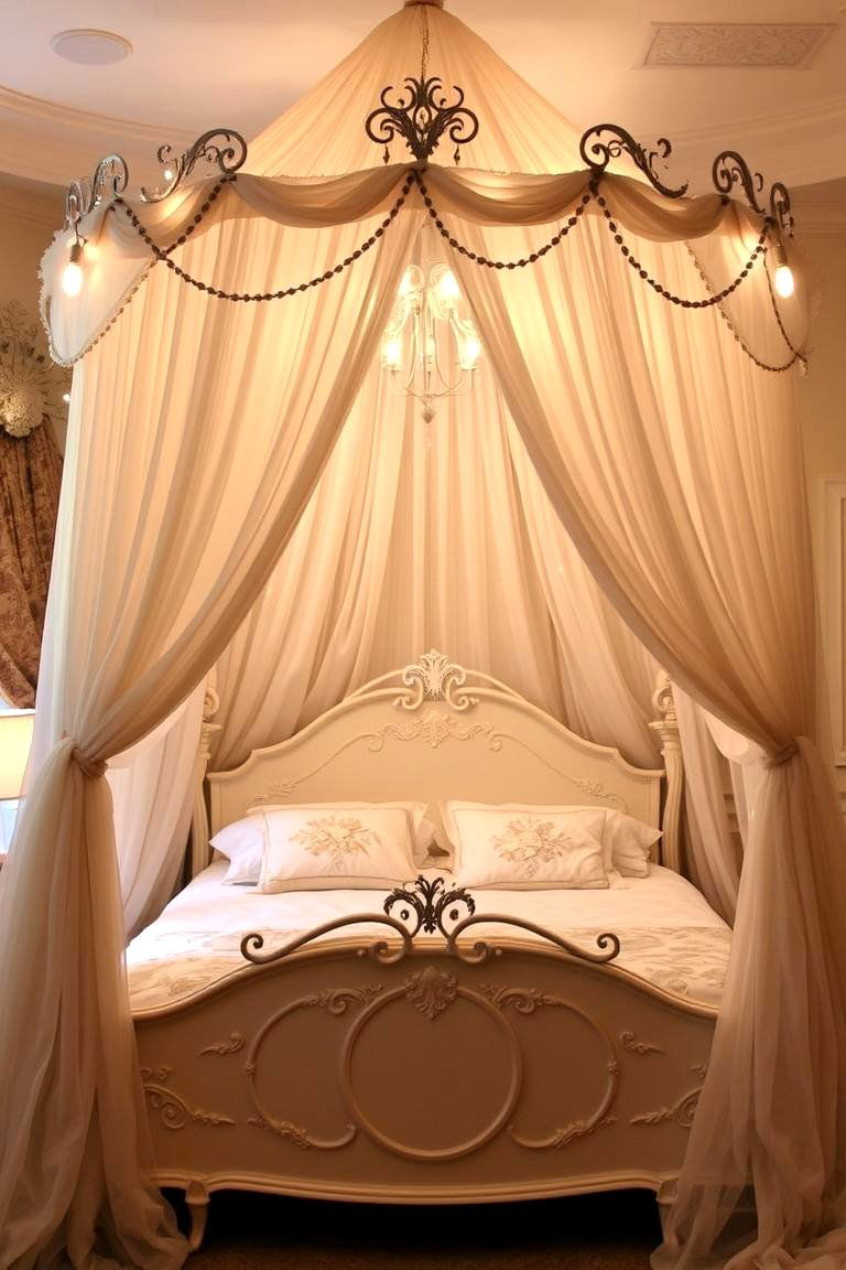 Whimsical Canopy Bed Design - 24 Girls Boho Bedroom Ideas