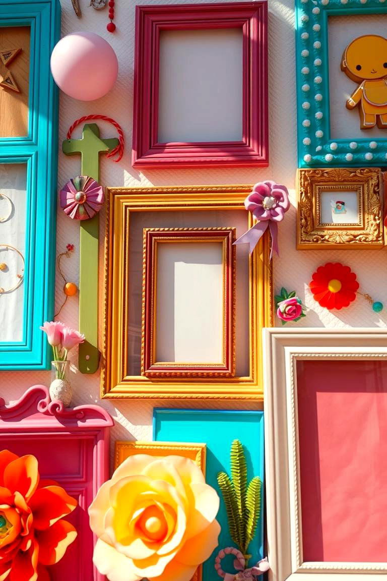 Whimsical Creative Collage - 24 Photo Wall Ideas