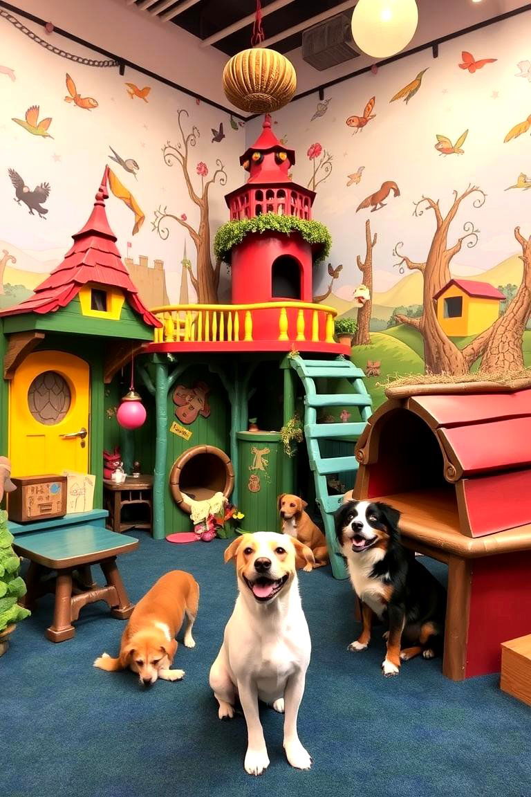 Whimsical Doggy Wonderland - 24 Dog Room Ideas
