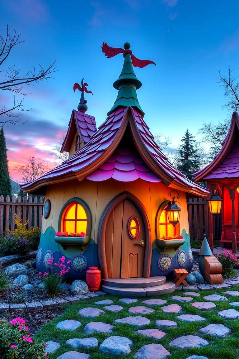 Whimsical Fairy Tale Duck House - 24 Duck House Ideas