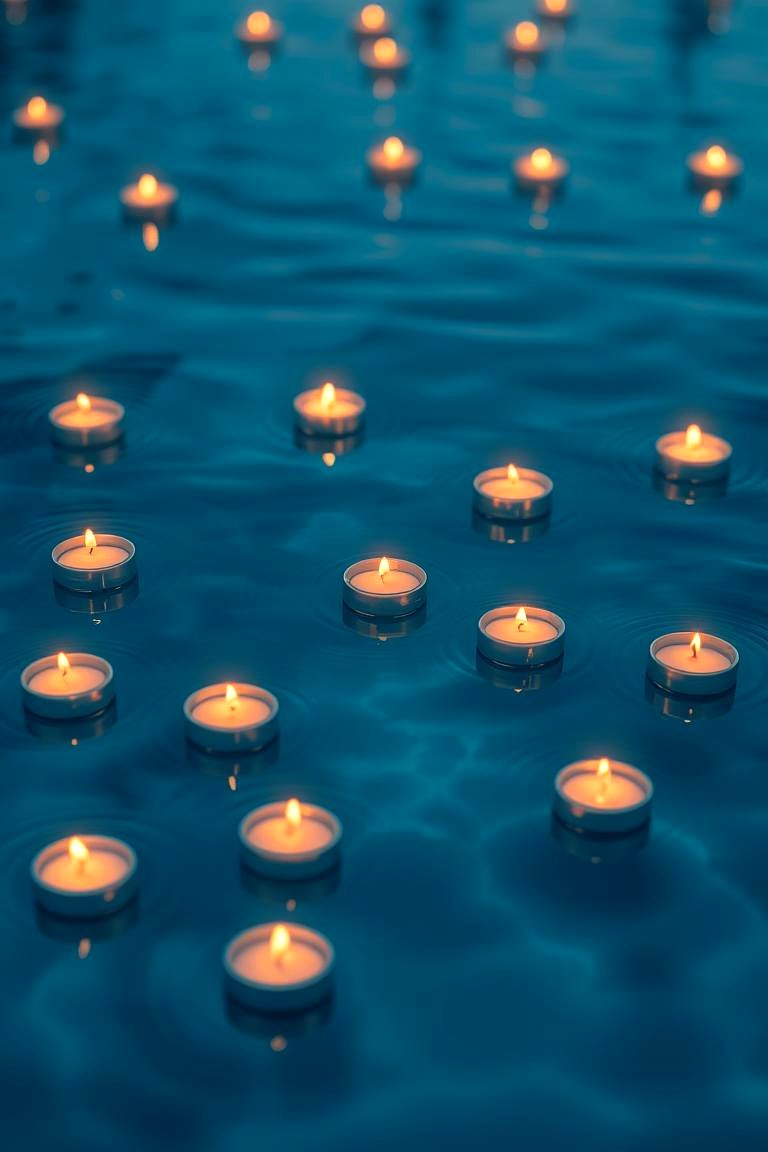Whimsical Floating Candles - 24 Decorating With Candles