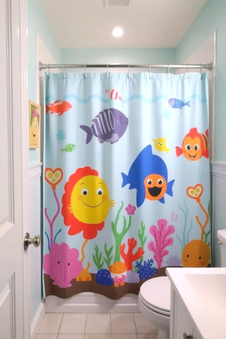 Whimsical Fun with a Kids Theme Shower Curtain - 24 Shower Curtain Ideas