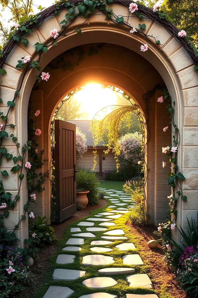 Whimsical Garden Archway - 24 garden gate ideas