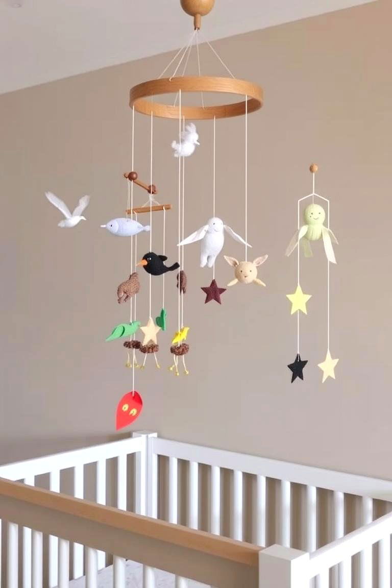 Whimsical Mobiles and Hangings - 24 Mid-century Modern Nursery Ideas