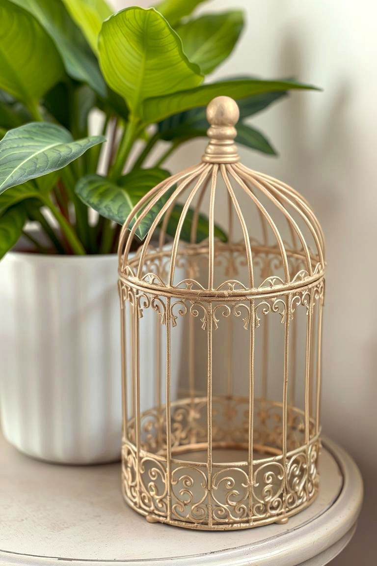 Whimsical Owl Cage Decorative - 24 Harry Potter Decor Ideas