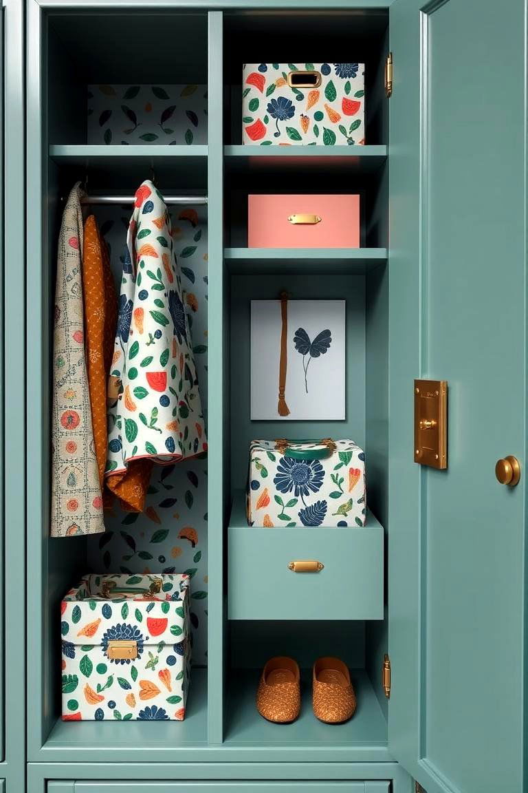 Whimsical Pattern Accents - 24 Locker Decor Ideas