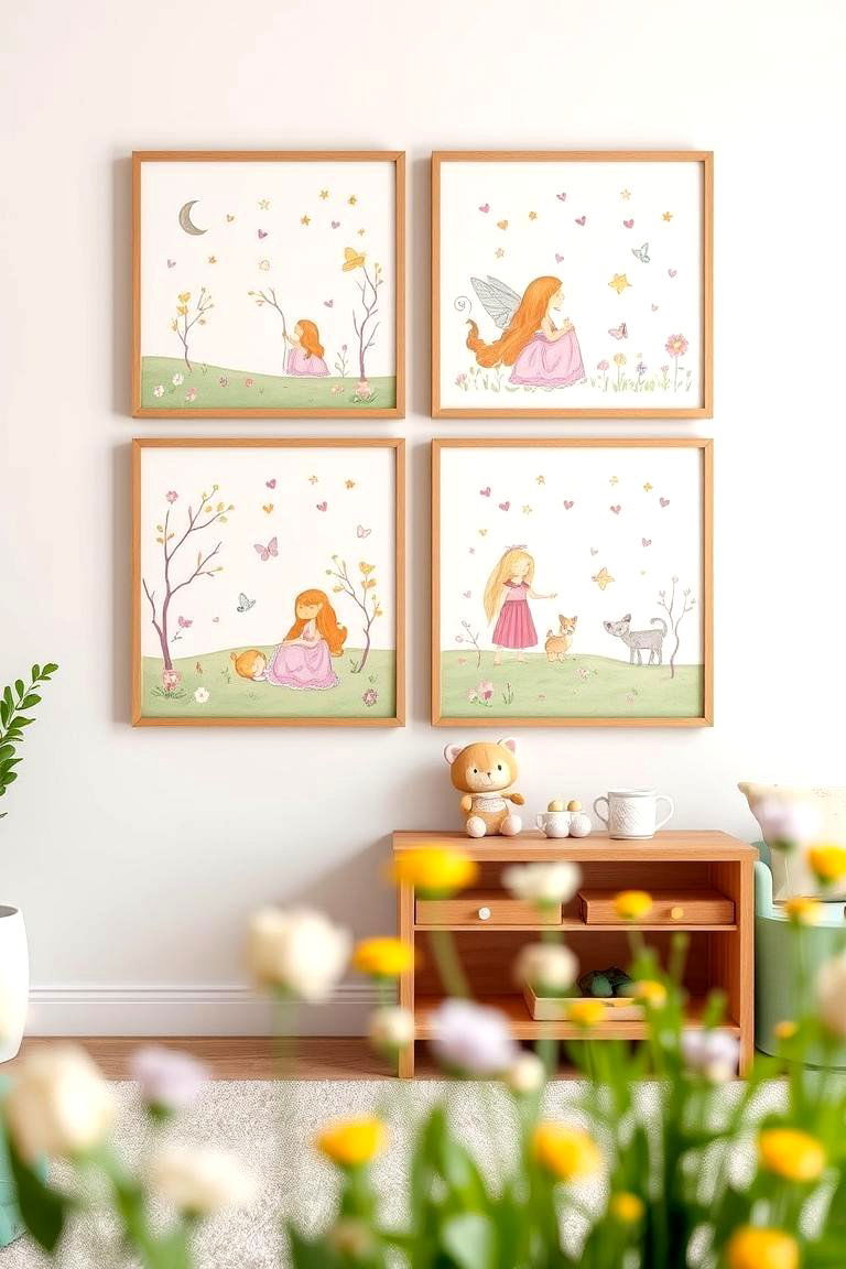 Whimsical Wall Art - 24 Princess Nursery Ideas