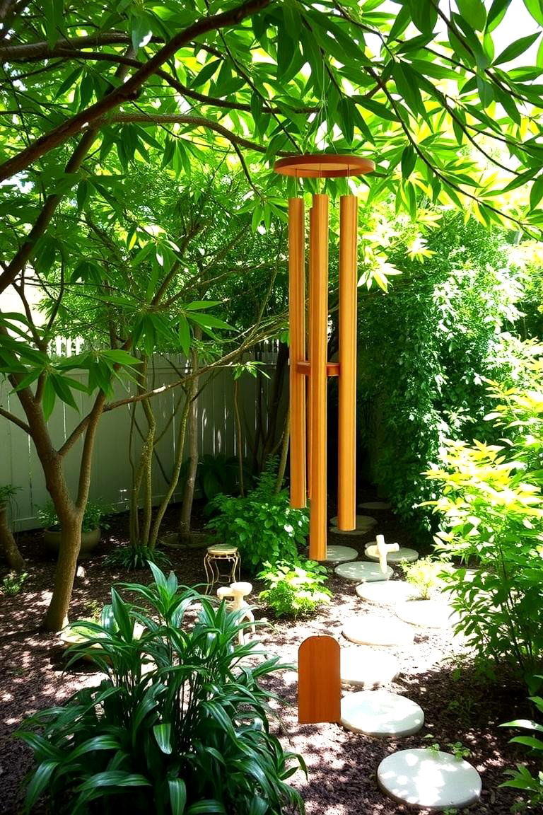 Whimsical Wind Chimes - 24 Shady Garden Ideas