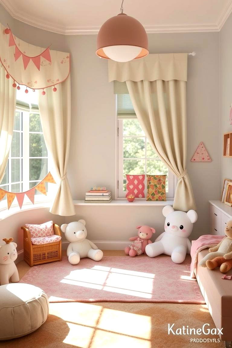 Whimsical Window Treatments - 24 Toddler Room Ideas