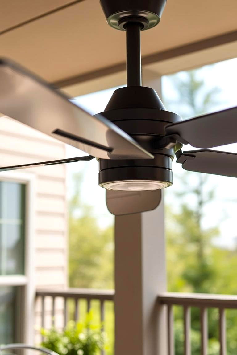 Whisper Quiet Outdoor Fan - 24 Patio Fan Ideas
