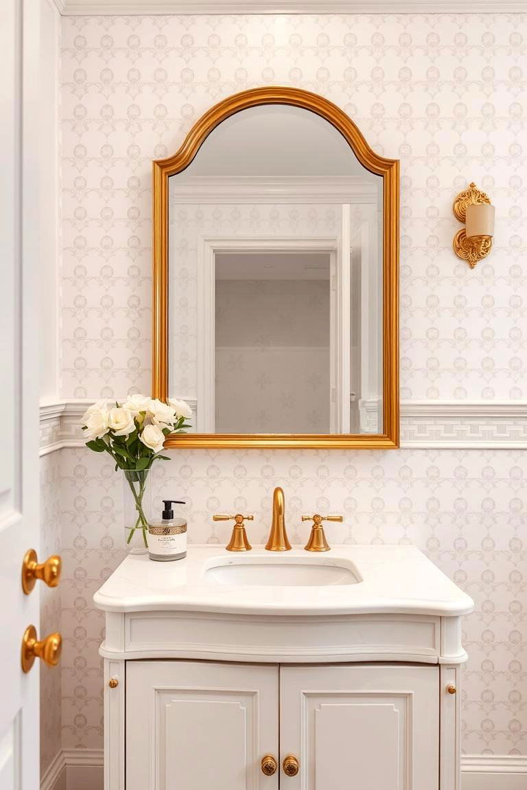 White Arabesque Tiles for an Exotic Touch - 24 White Tile Bathroom Ideas