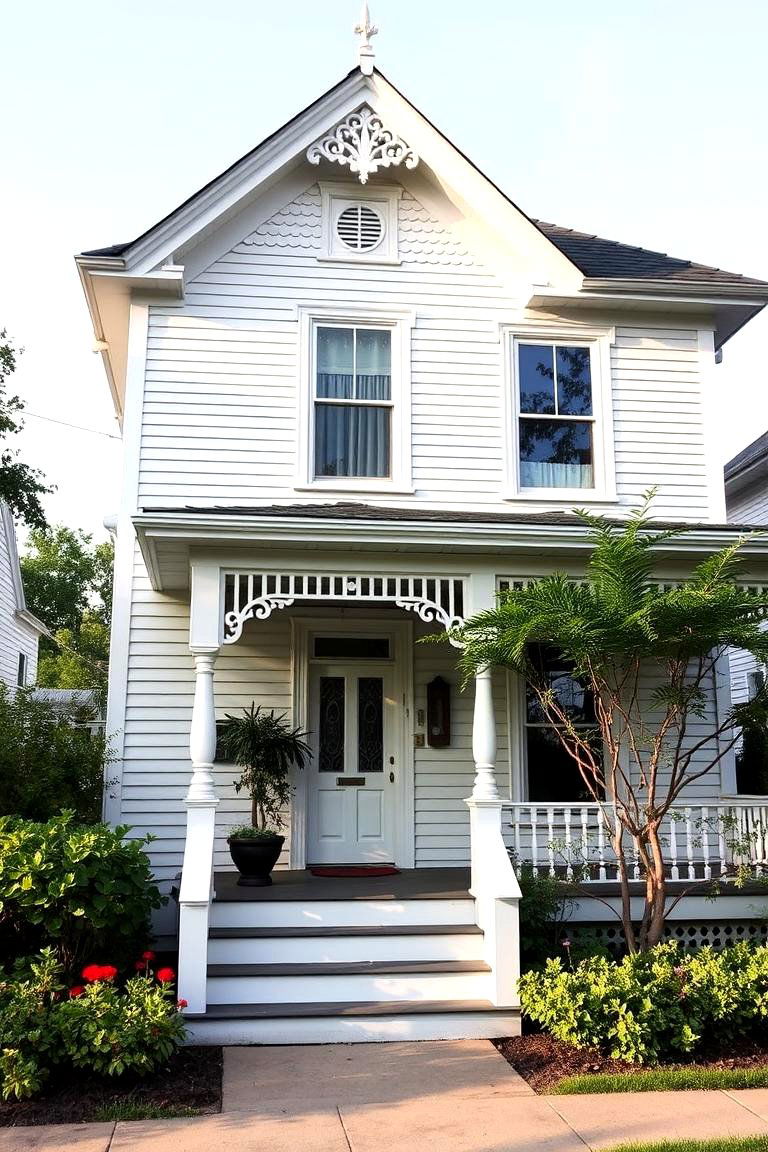 White Beaded Siding - 24 White Home Exterior Ideas