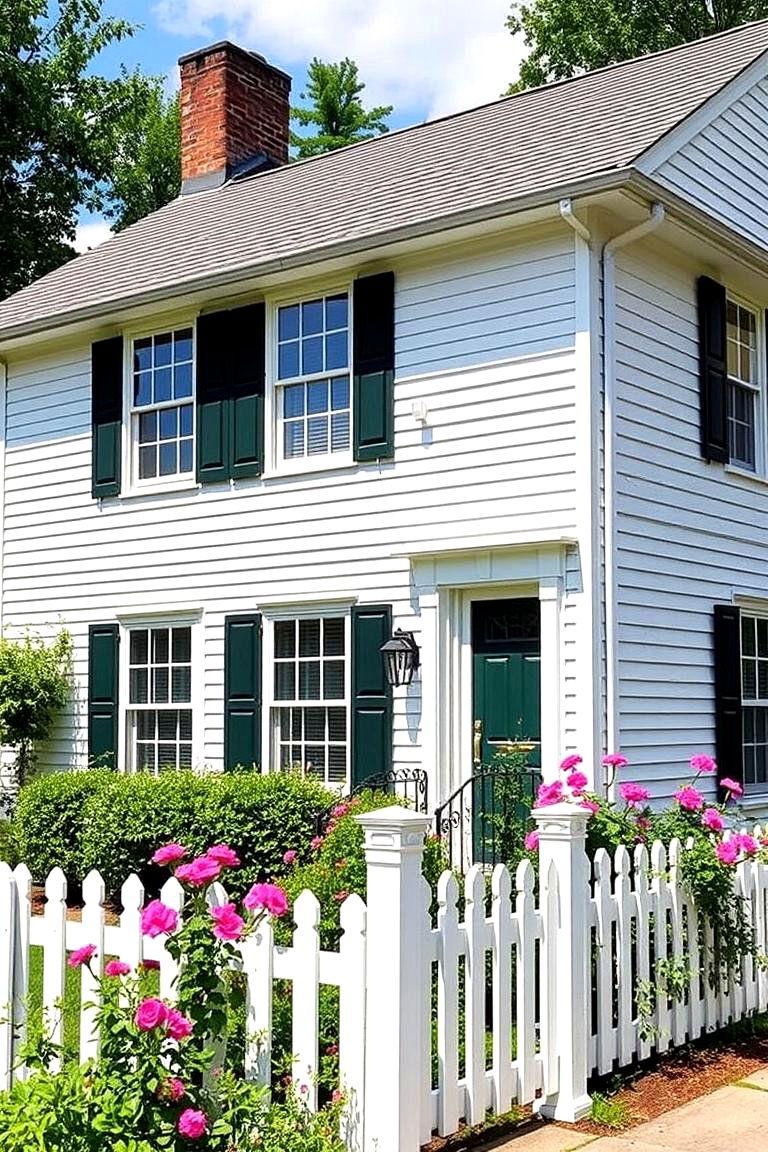 White Dutch Lap Siding - 24 White Home Exterior Ideas