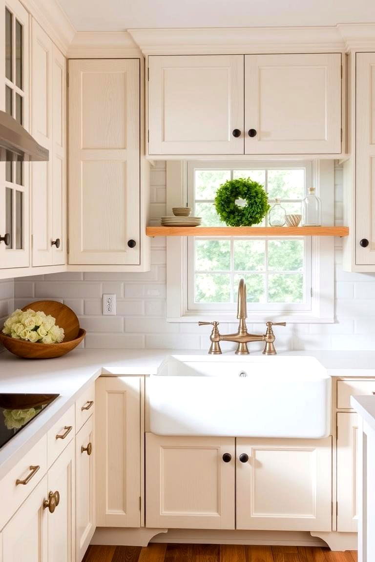 White Oak Cabinets with a Farmhouse Sink - 24 Kitchens With White Oak Cabinets