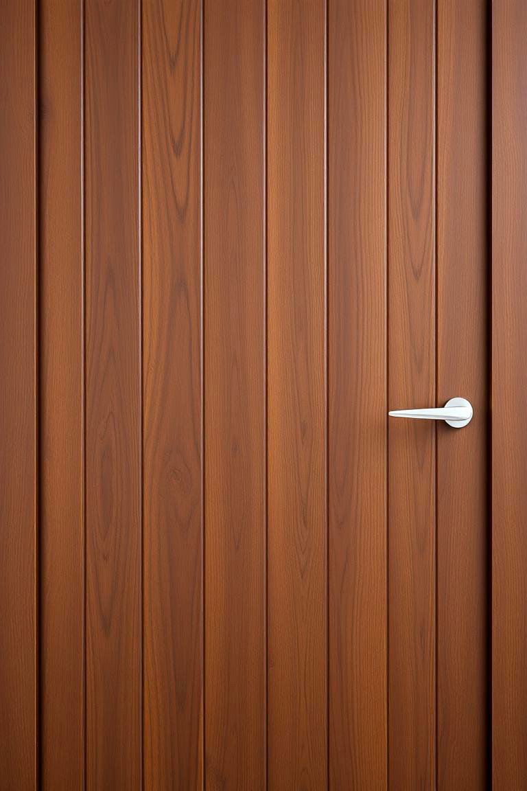 White Oak Door with a Dark Stain for Drama - 24 White Oak Front Door Ideas