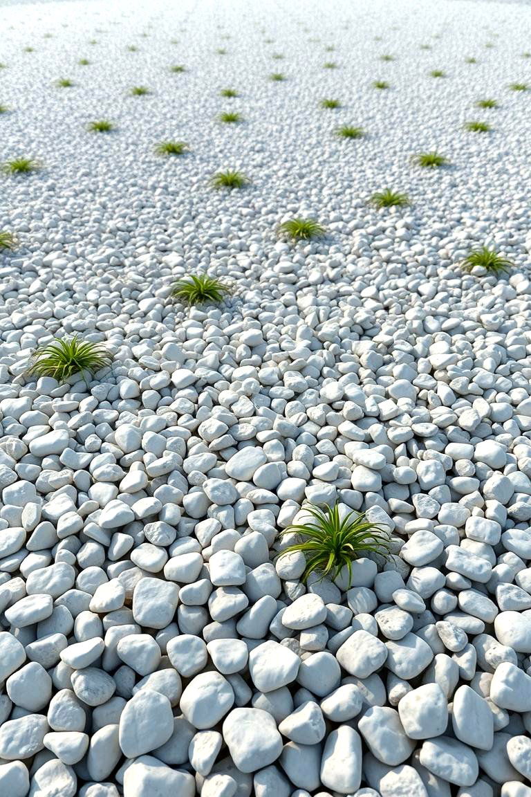 White Rock Decorative Ground Cover - 24 White Rock Landscaping Ideas